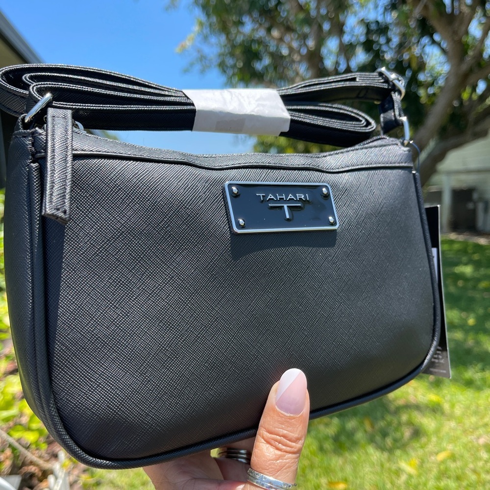 TAHARI Crossbody Saffiano Bag - Picture 3 of 13